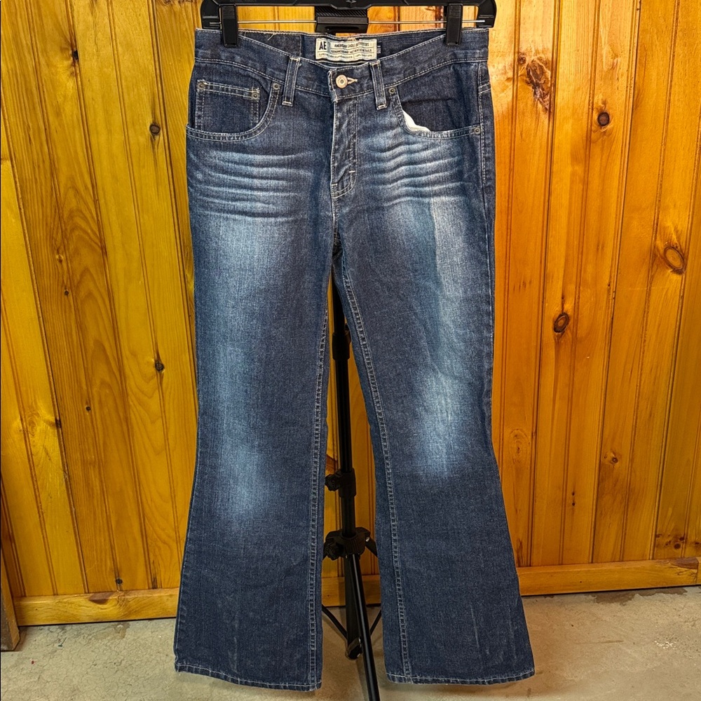 American Eagle Outfitters Dark Wash Flare Jeans